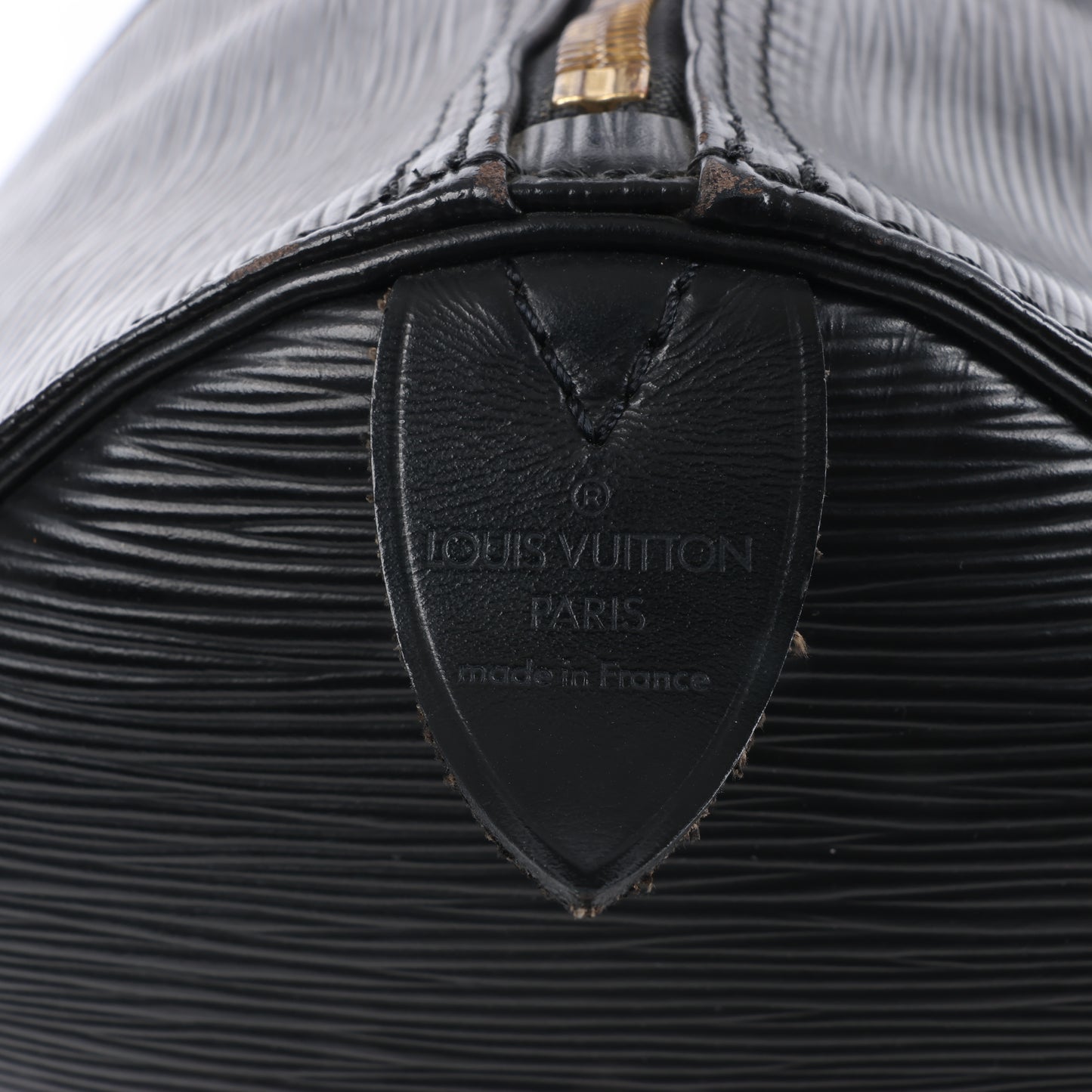 Sac de voyage Keepall 50 en cuir épi Louis Vuitton, noir M42962