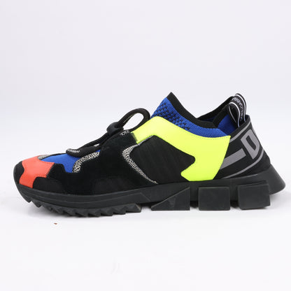 DOLCE & GABBANA Sorrento Fabric Sneakers in Multicolor, Size 45 EU, CS1718