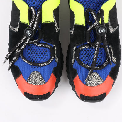 DOLCE & GABBANA Sorrento Fabric Sneakers in Multicolor, Size 45 EU, CS1718
