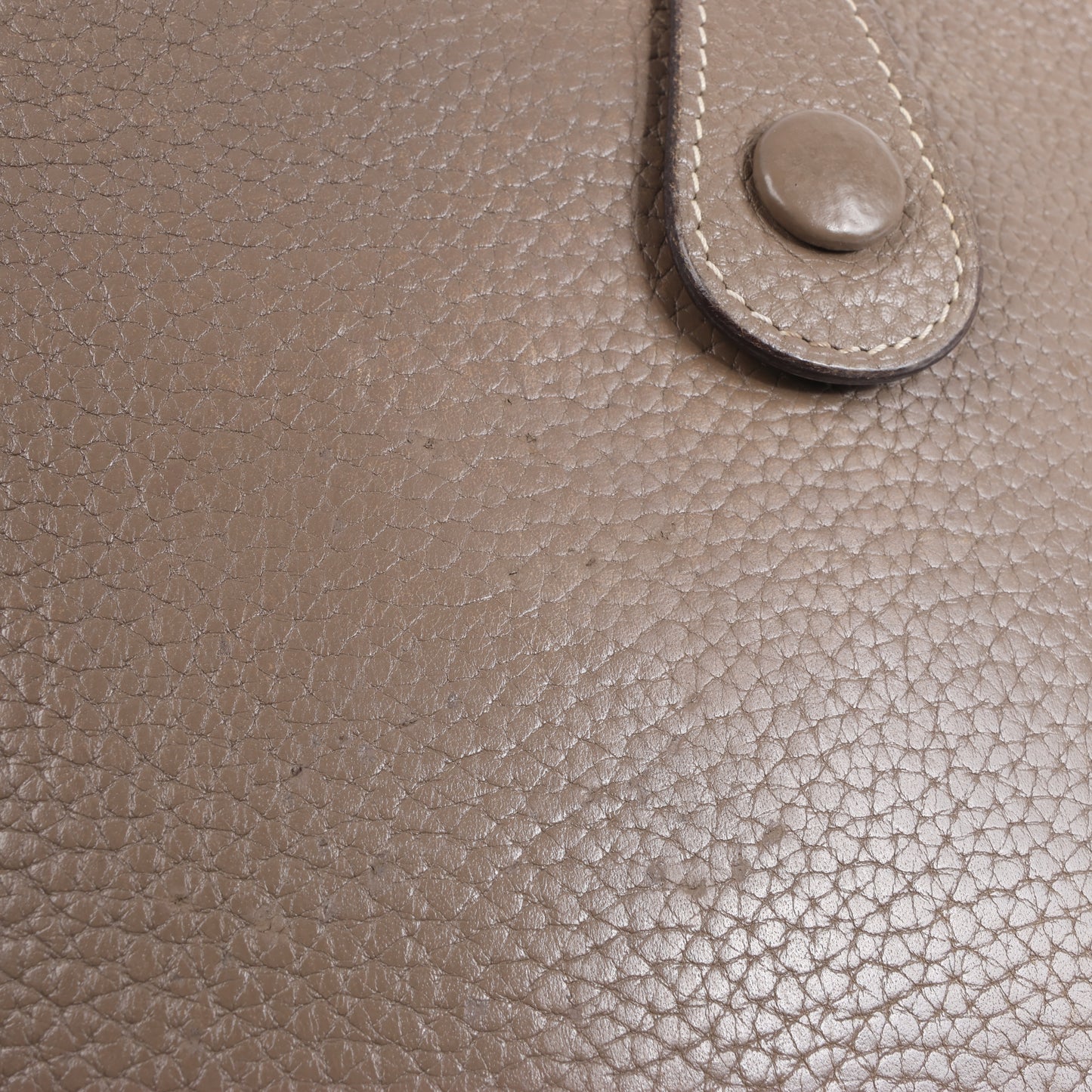 Hermès Evelyne 1 29 PM Taurillon Clemence Taupe Silver Metal Fittings L: 2008