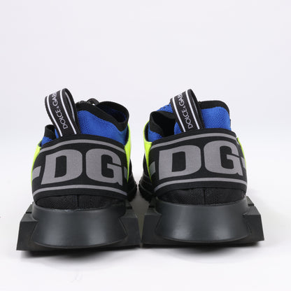 DOLCE & GABBANA Sorrento Fabric Sneakers in Multicolor, Size 45 EU, CS1718
