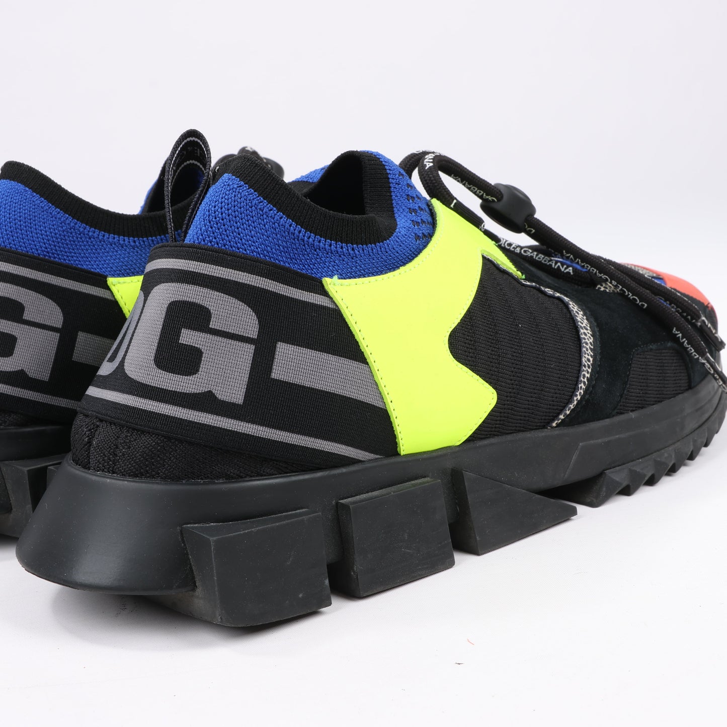 DOLCE & GABBANA Sorrento Fabric Sneakers in Multicolor, Size 45 EU, CS1718