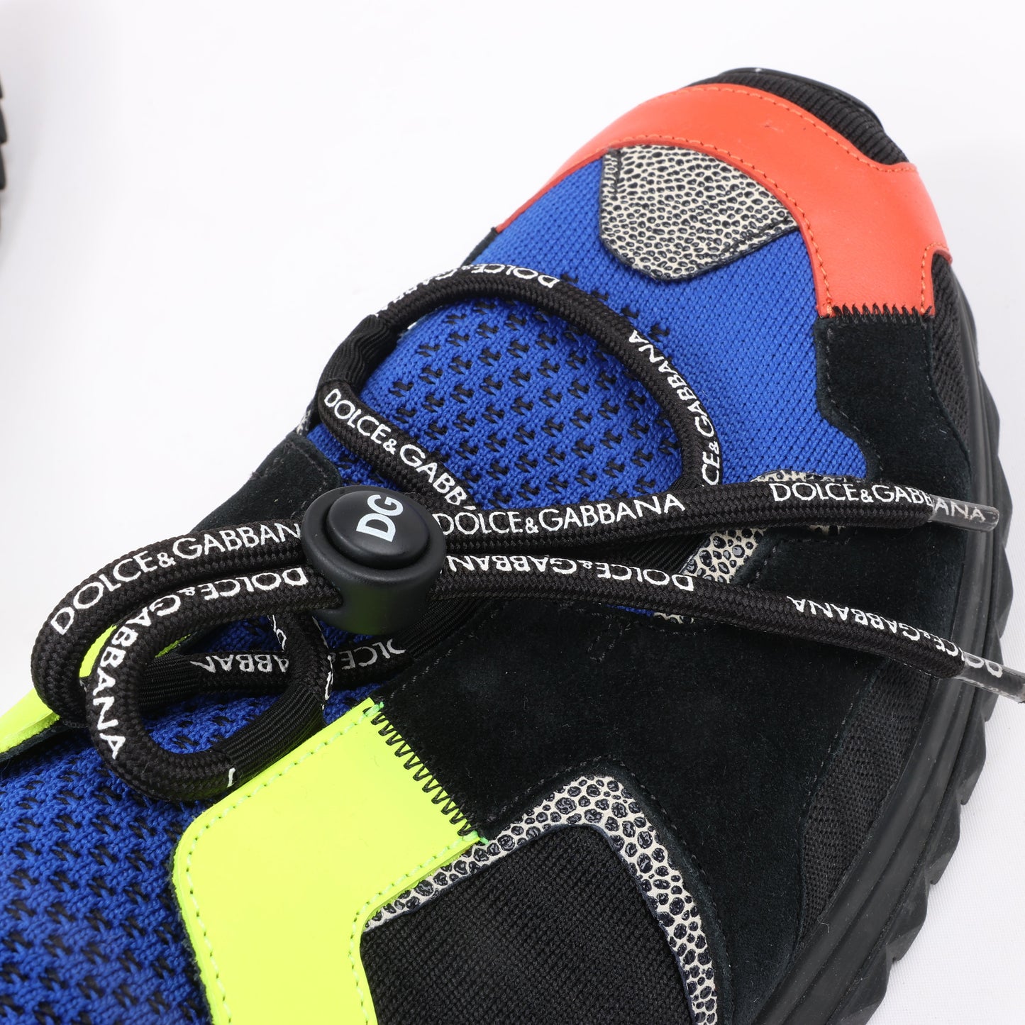 DOLCE & GABBANA Sorrento Fabric Sneakers in Multicolor, Size 45 EU, CS1718