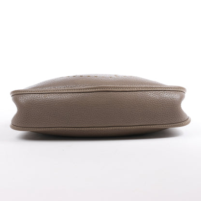 Hermès Evelyne 1 29 PM Taurillon Clemence Taupe Silver Metal Fittings L: 2008