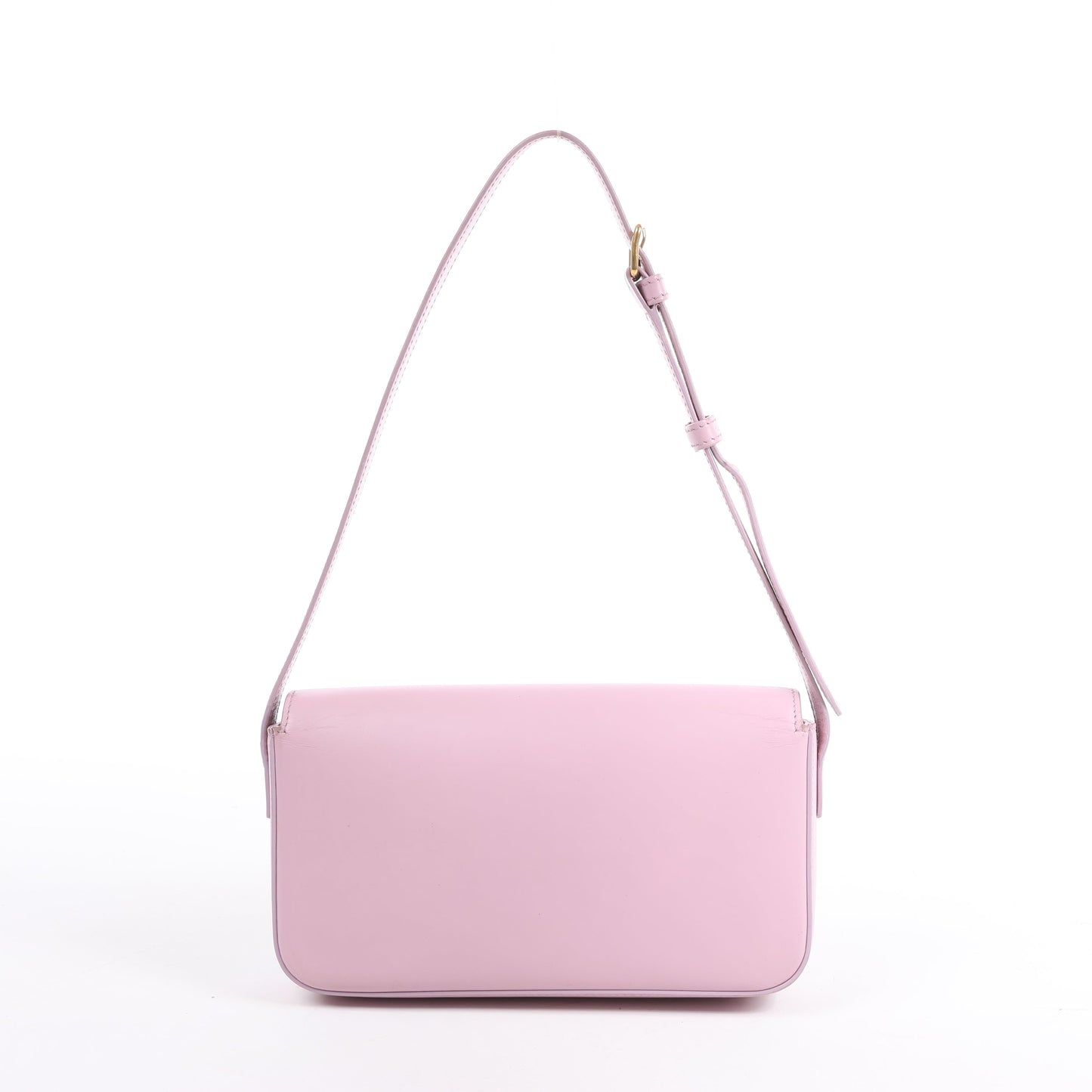 Celine Triomphe Smooth Leather Small Shoulder Bag in Pink