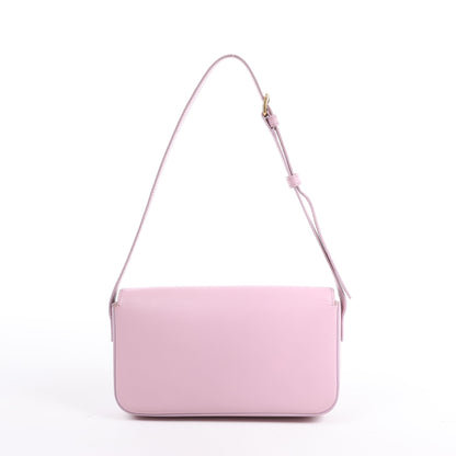Celine Triomphe Smooth Leather Small Shoulder Bag in Pink