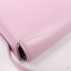 Celine Triomphe Smooth Leather Small Shoulder Bag in Pink