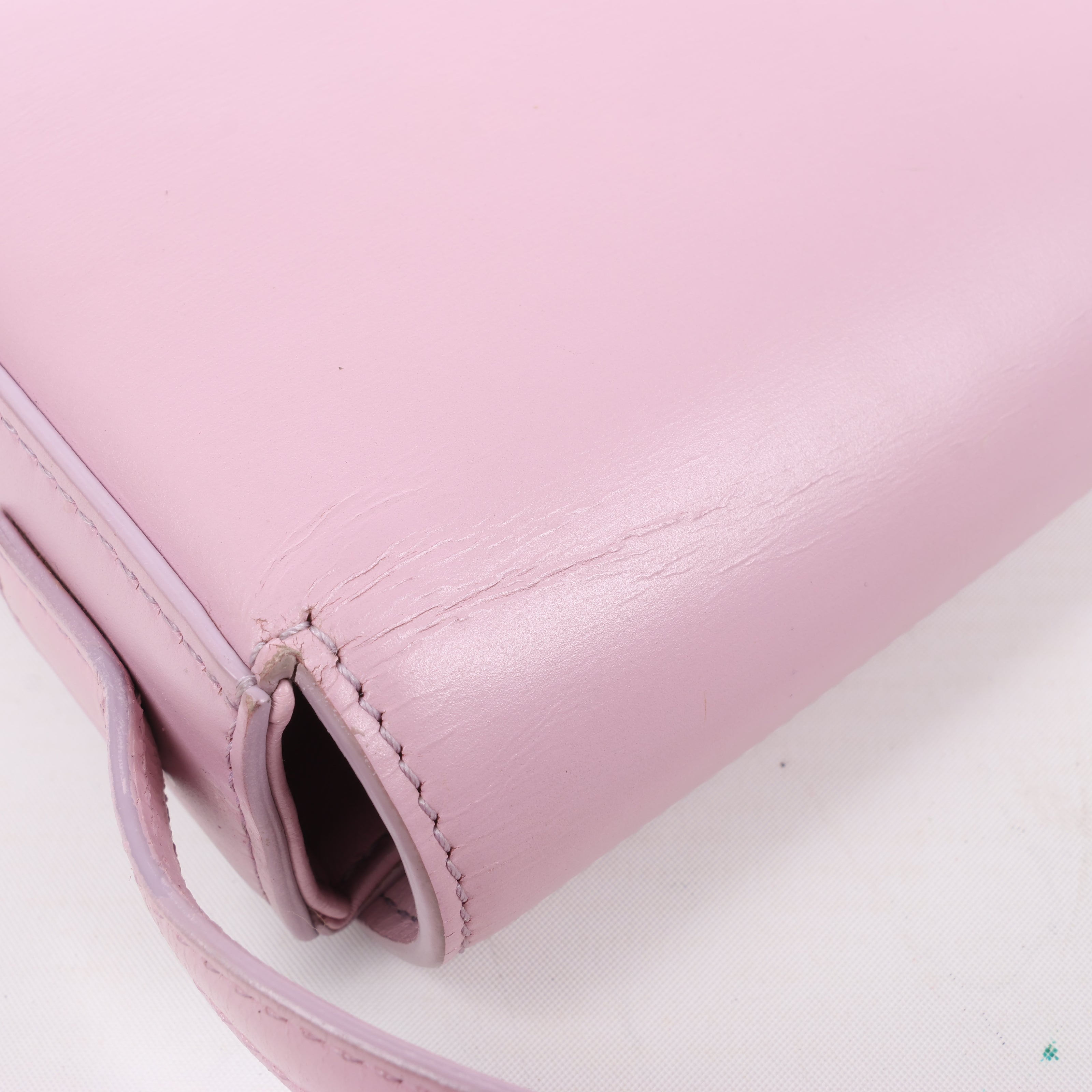 Celine Triomphe Smooth Leather Small Shoulder Bag in Pink