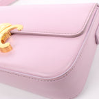 Celine Triomphe Smooth Leather Small Shoulder Bag in Pink
