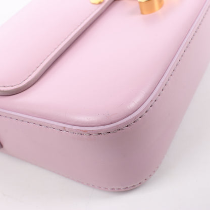 Celine Triomphe Smooth Leather Small Shoulder Bag in Pink