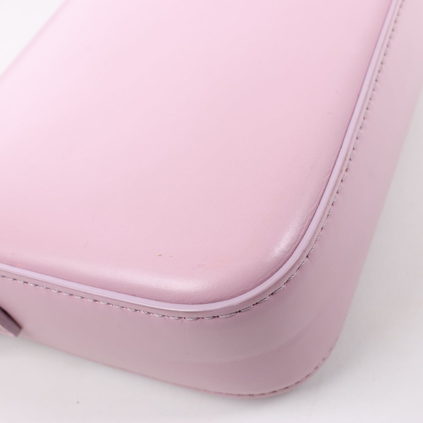 Celine Triomphe Smooth Leather Small Shoulder Bag in Pink