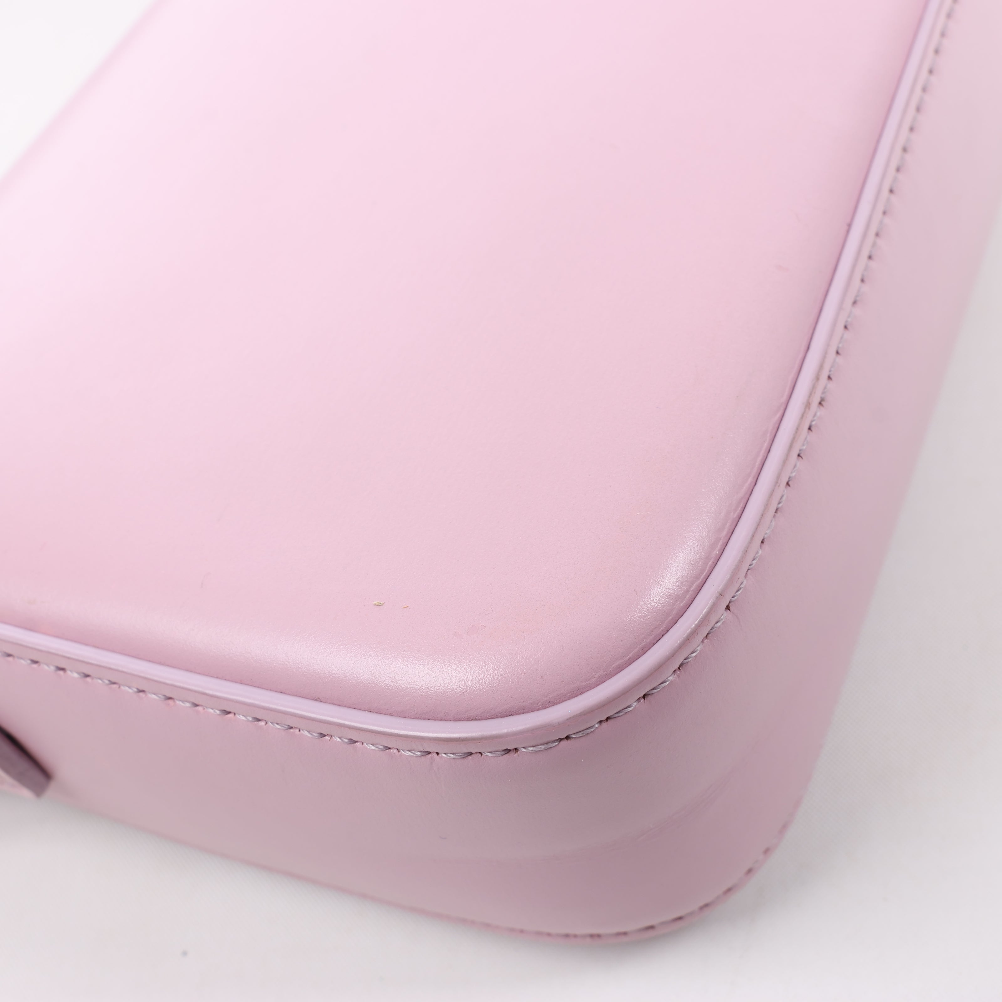 Celine Triomphe Smooth Leather Small Shoulder Bag in Pink