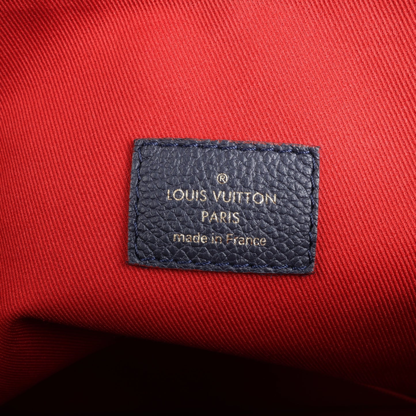 Louis Vuitton Monogram Empreinte Ponthieu Umhängetasche in Marineblau