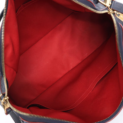 Louis Vuitton Monogram Empreinte Ponthieu Umhängetasche in Marineblau