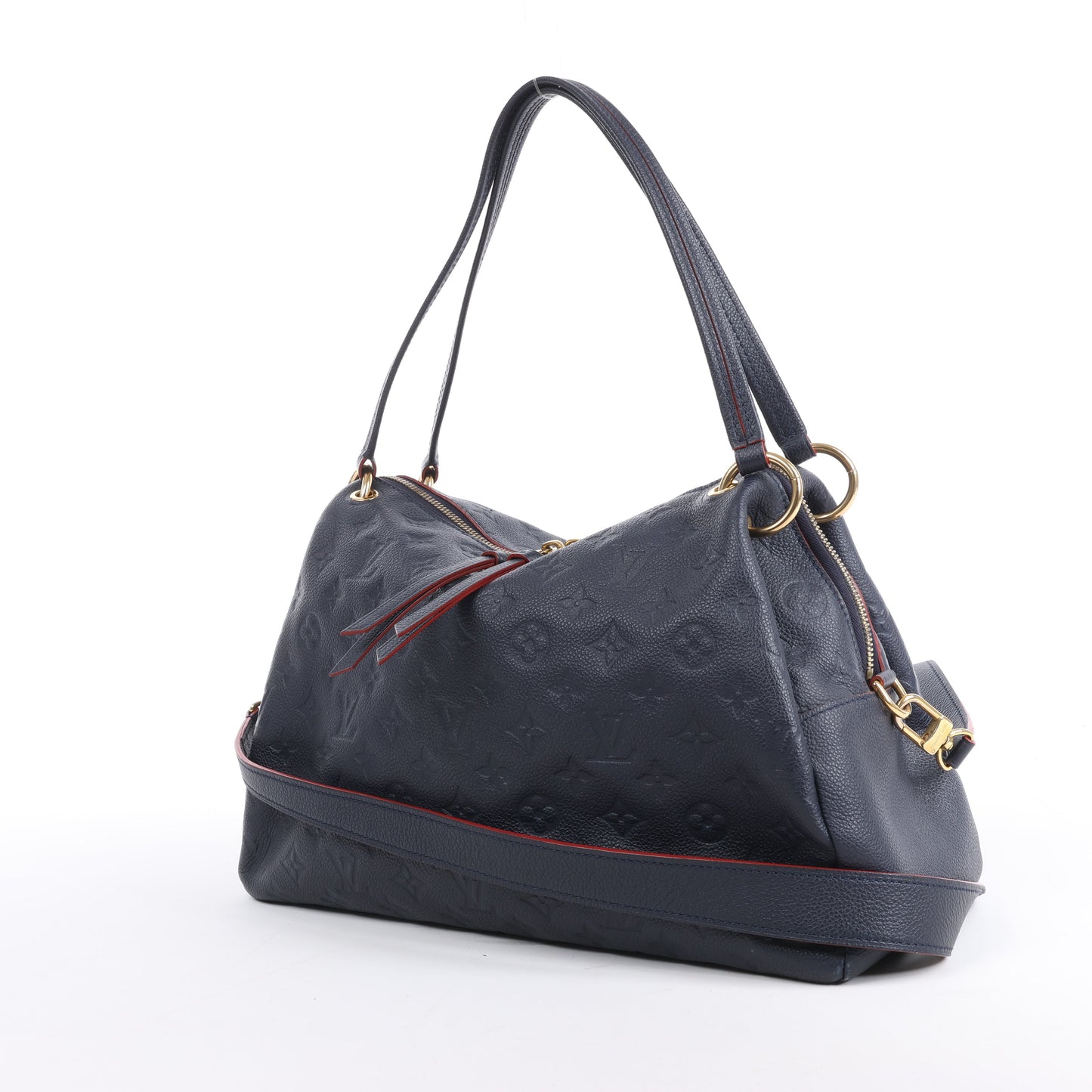 Louis Vuitton Monogram Empreinte Ponthieu Umhängetasche in Marineblau