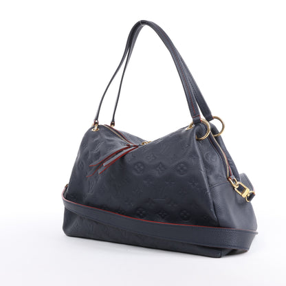 Louis Vuitton Monogram Empreinte Ponthieu Umhängetasche in Marineblau