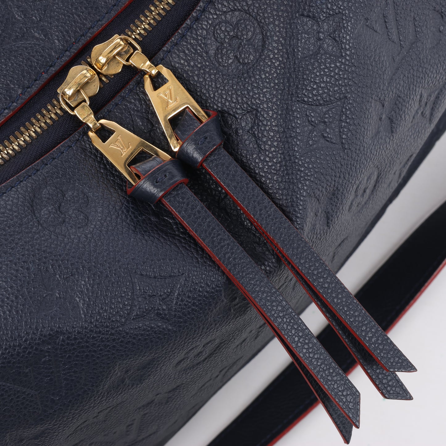 Louis Vuitton Monogram Empreinte Ponthieu Shoulder Bag in Navy