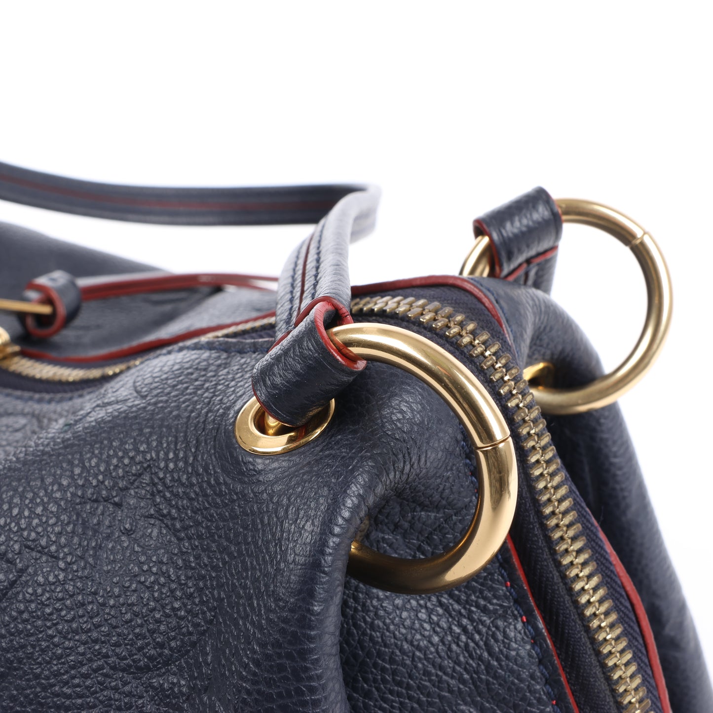 Louis Vuitton Monogram Empreinte Ponthieu Shoulder Bag in Navy