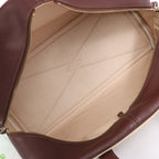 HERMES Victoria 43 Taurillon x Toile Travel Bag in Brown x Beige