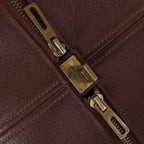 HERMES Victoria 43 Taurillon x Toile Travel Bag in Brown x Beige