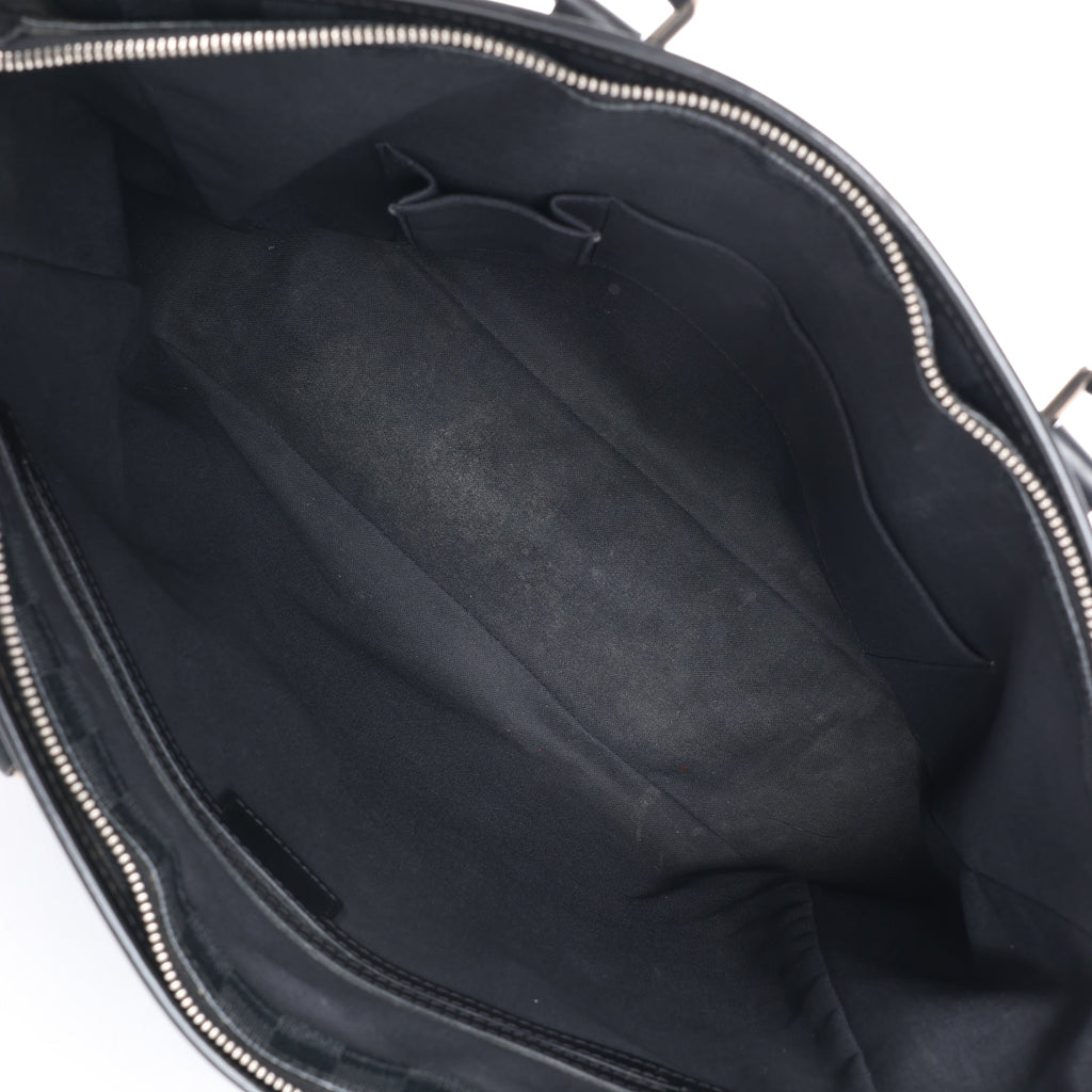 Louis Vuitton Damier Graphite Tadao Handbag in Black