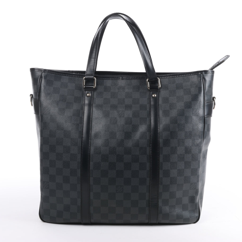 Louis Vuitton Damier Graphite Tadao Handbag in Black