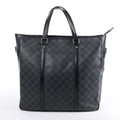 Louis Vuitton Damier Graphite Tadao Handbag in Black