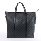 Louis Vuitton Damier Graphite Tadao Handbag in Black