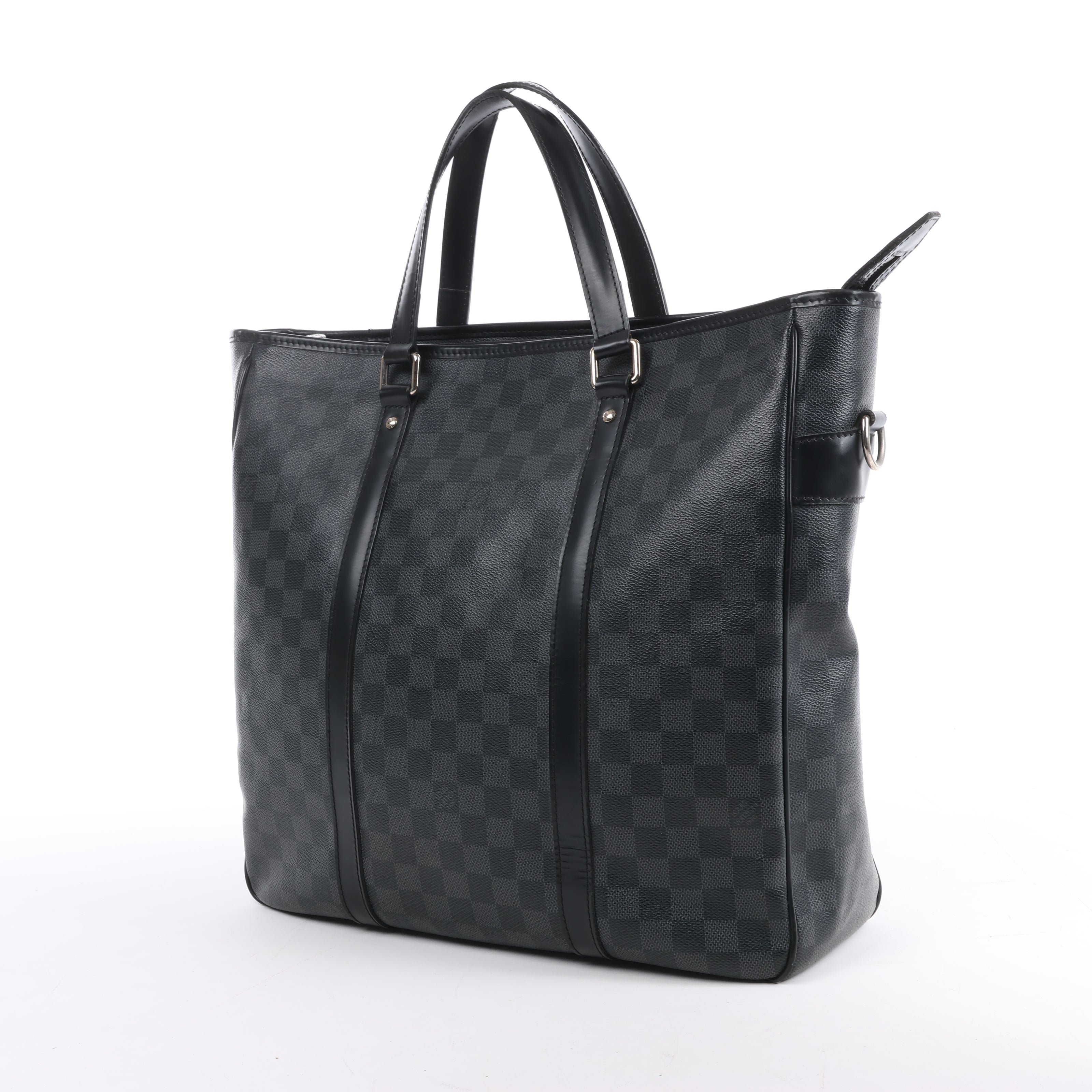 Louis Vuitton Damier Graphite Tadao Handbag in Black