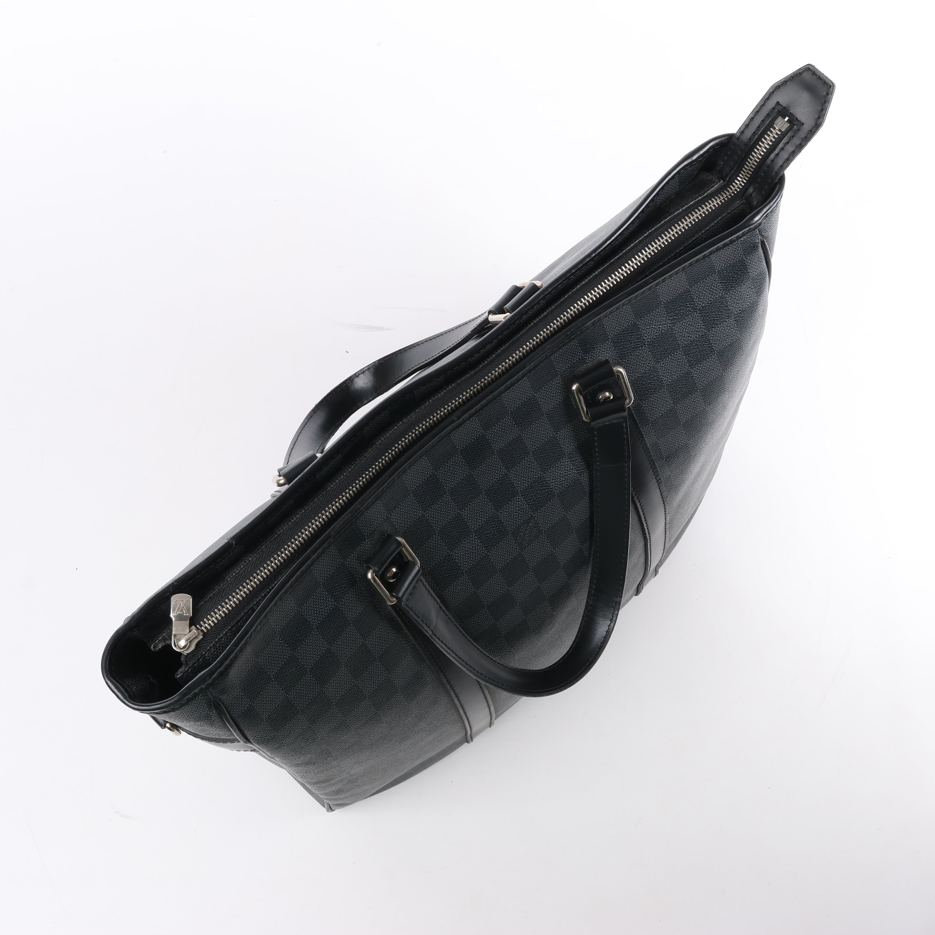 Louis Vuitton Damier Graphite Tadao Handbag in Black