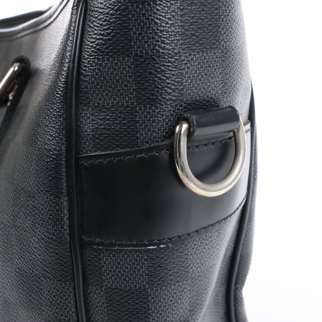 Louis Vuitton Damier Graphite Tadao Handbag in Black