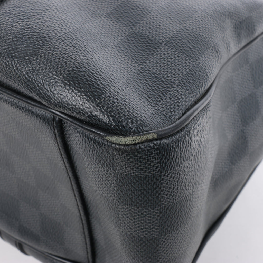 Louis Vuitton Damier Graphite Tadao Handbag in Black