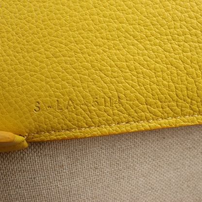 Petit sac à bandoulière en cuir Cabas Phantom de Céline, jaune