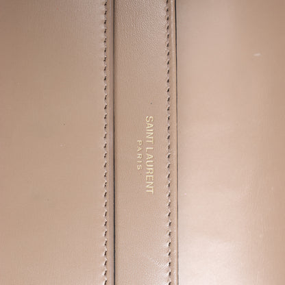 Saint Laurent Paris Solferino Leder-Umhängetasche in Schwarz 711039