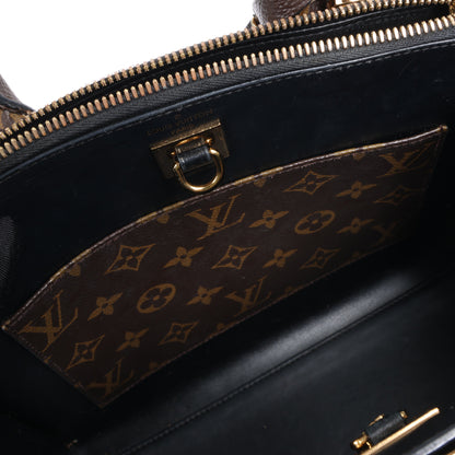 Louis Vuitton LV Logo City Steamer PM Handbag in Beige x Black