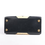 Louis Vuitton LV Logo City Steamer PM Handbag in Beige x Black
