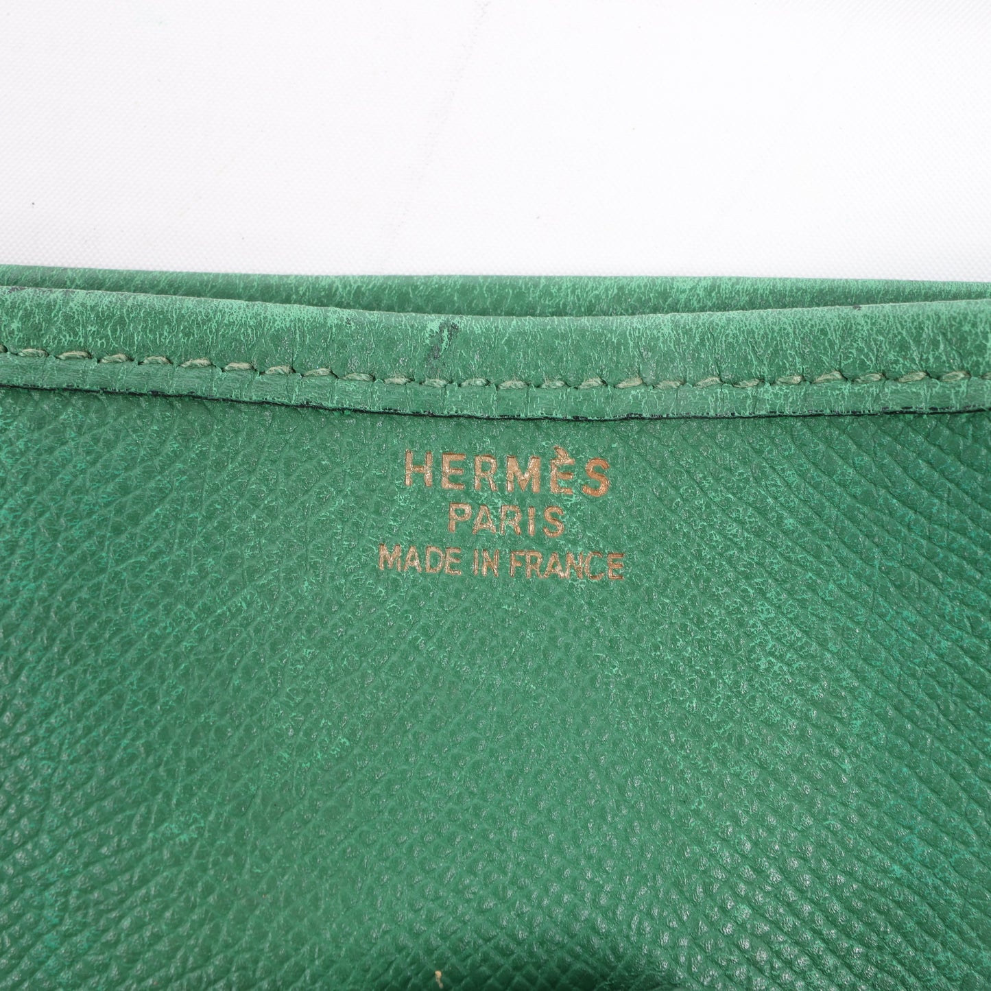 Hermès Evelyne 1 33 GM Cushbell Vert bengale Gold Metal Fittings □B: 1998