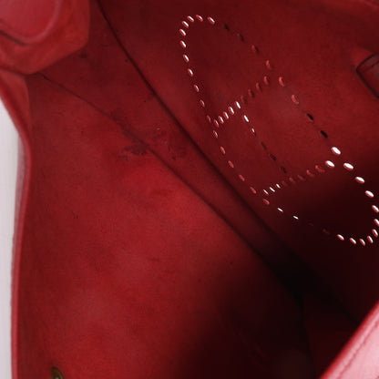 Hermès Evelyne 1 33 GM Cushbell Red Gold Metal Fittings A: 1997