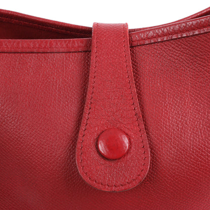 Hermès Evelyne 1 33 GM Cushbell Red Gold Metal Fittings A: 1997
