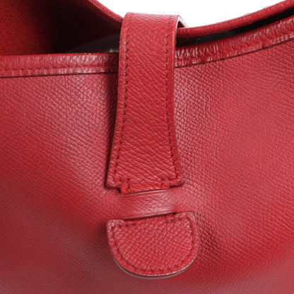 Hermès Evelyne 1 33 GM Cushbell Red Gold Metal Fittings A: 1997