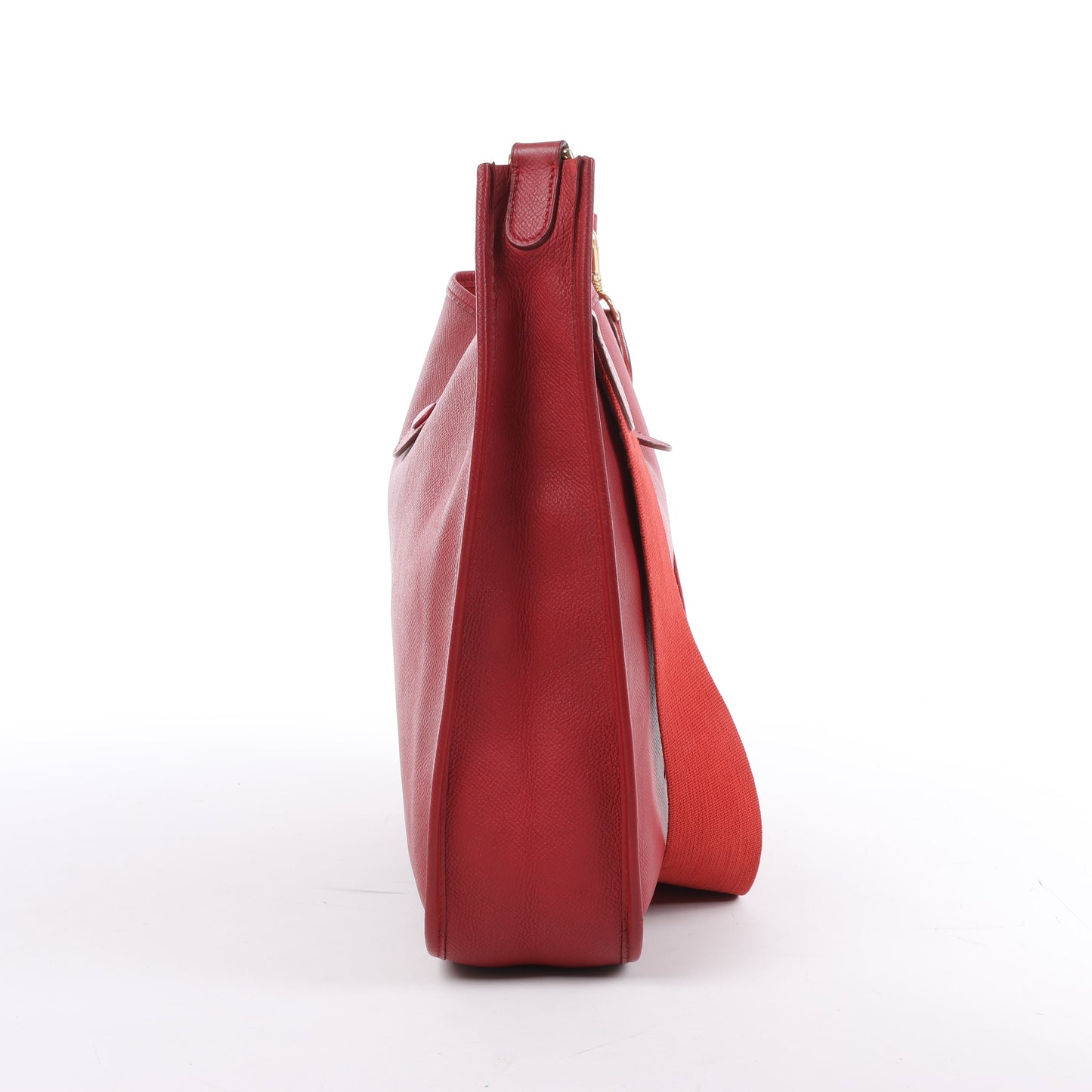 Hermès Evelyne 1 33 GM Cushbell Red Gold Metal Fittings A: 1997