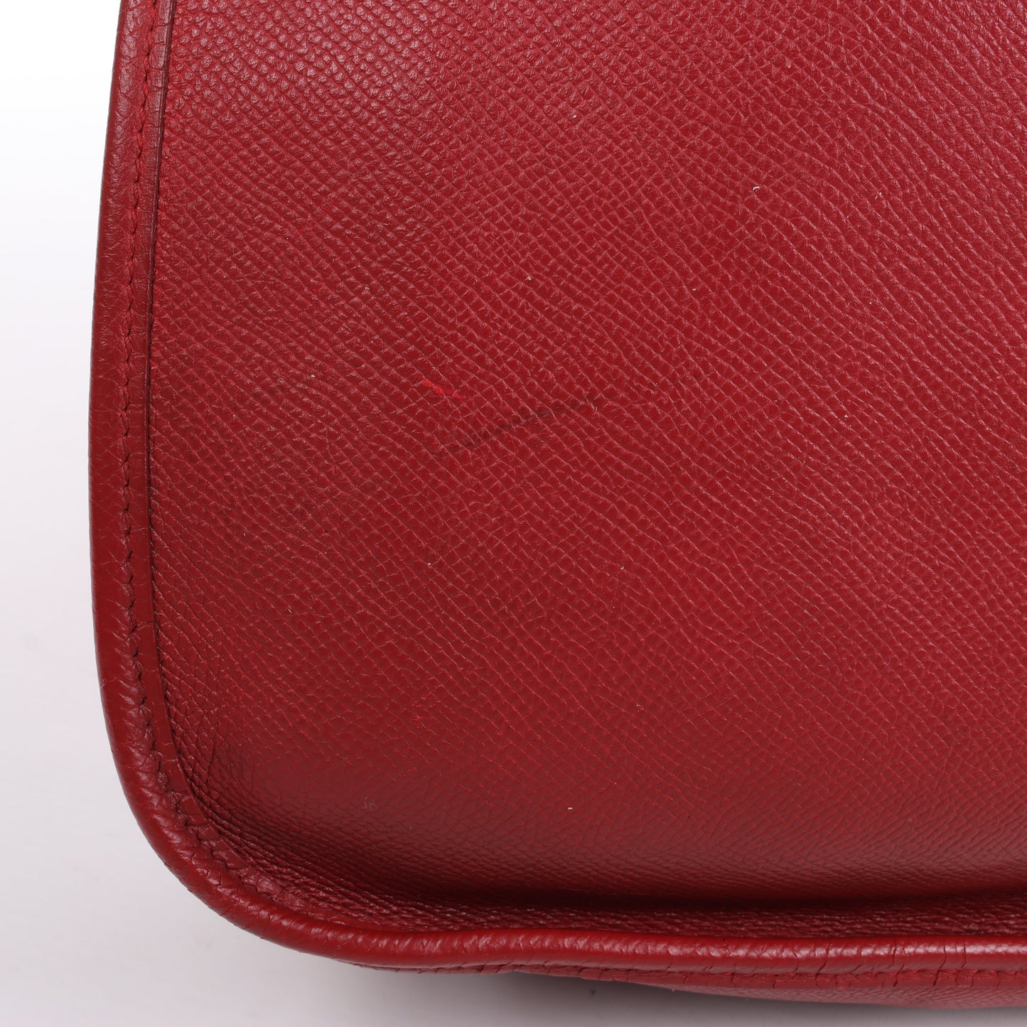 Hermès Evelyne 1 33 GM Cushbell Red Gold Metal Fittings A: 1997