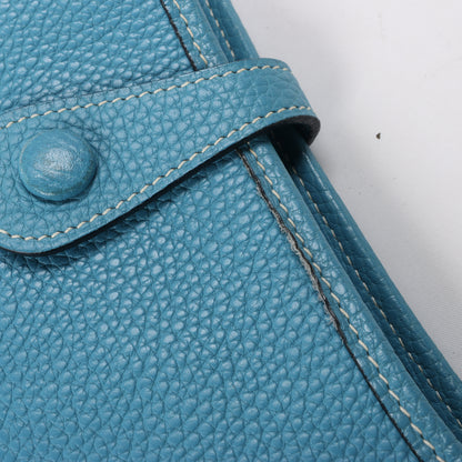 Hermès Evelyne 1 29 PM Taurillon Clémence Bleu Jean Garnitures en métal argenté □H: 2004