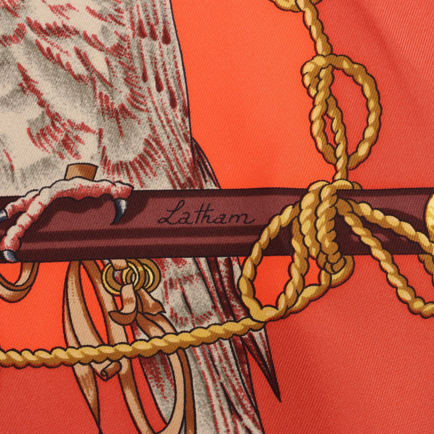 Hermès Carré 90 "LES OISEAUX DU ROY" Silk Scarf