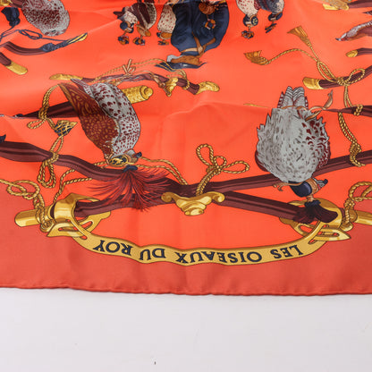 Hermès Carré 90 "LES OISEAUX DU ROY" Silk Scarf