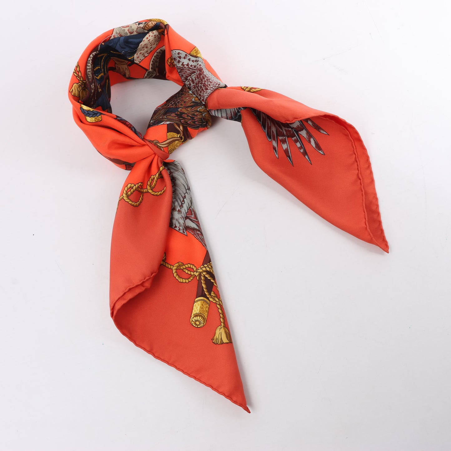 Hermès Carré 90 "LES OISEAUX DU ROY" Silk Scarf
