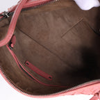 Bottega Veneta Nodini Intrecciato Leather Crossbody Bag in Pink