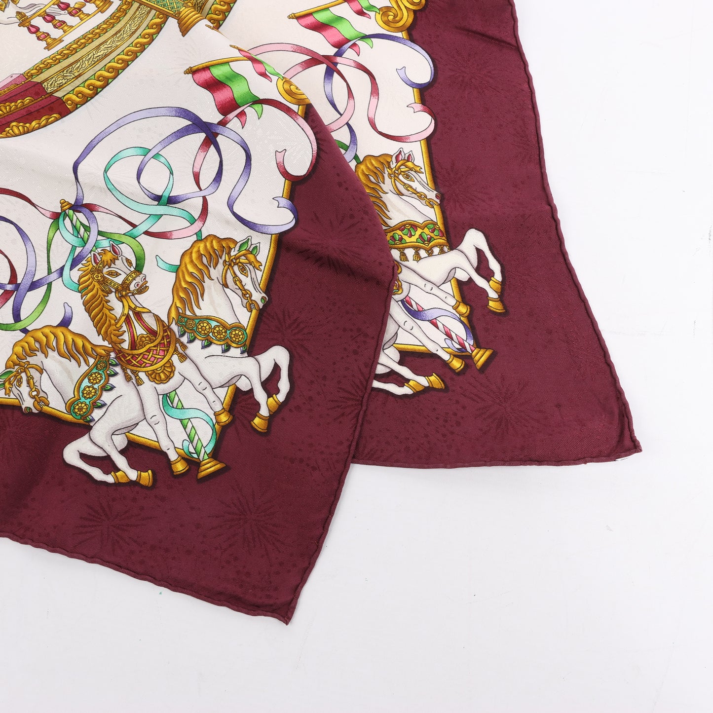 Hermes Carré 90 "LUNAPARK " 100% Silk Scarf
