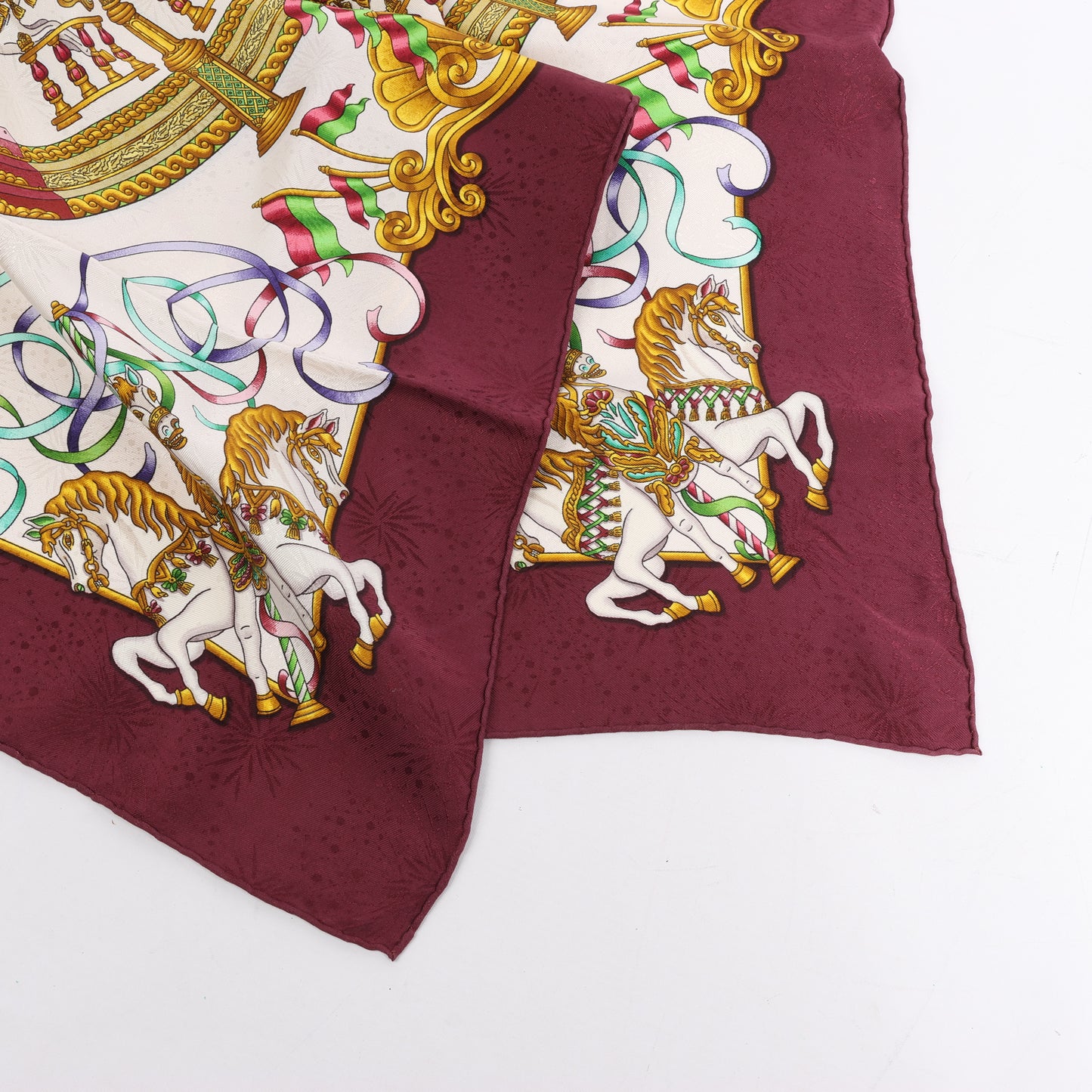 Hermes Carré 90 "LUNAPARK " 100% Silk Scarf