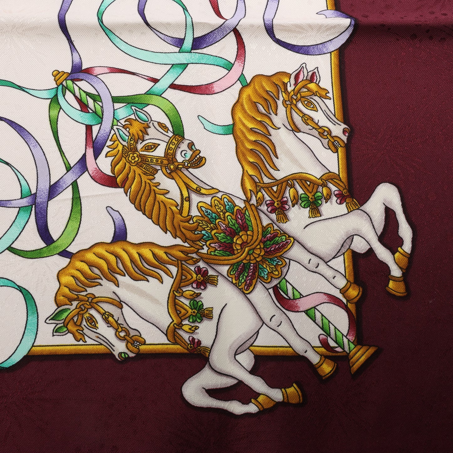 Hermes Carré 90 "LUNAPARK " 100% Silk Scarf